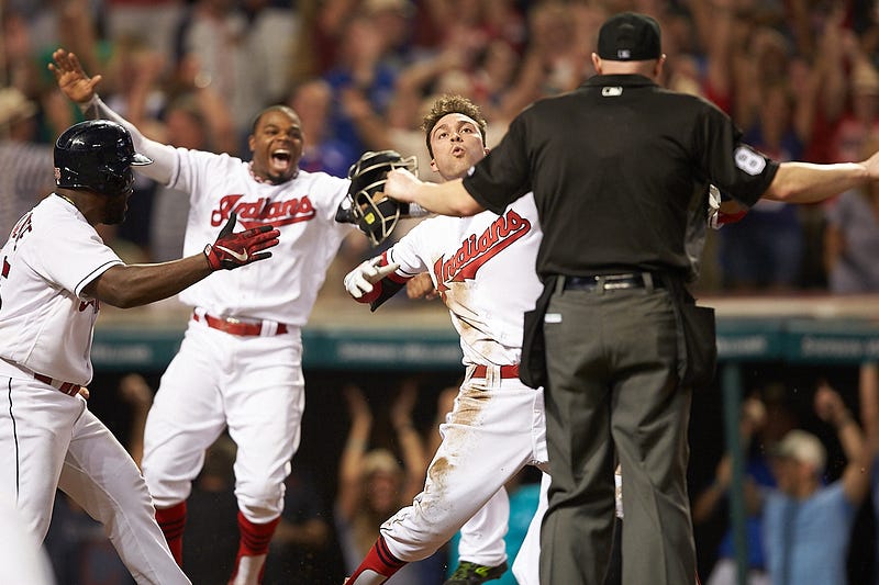 PHOTO GALLERY Cleveland Indians win on second straight Tyler Naquin