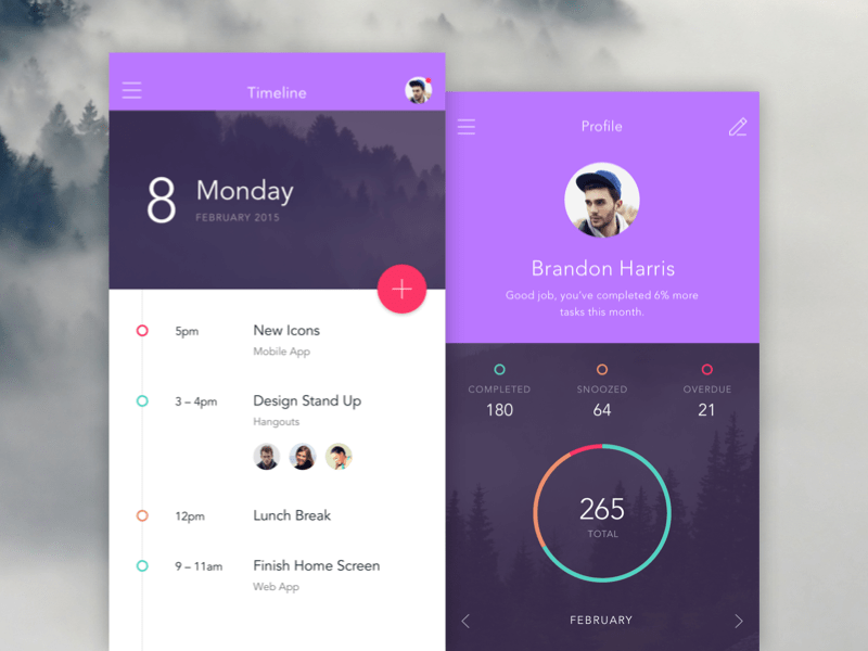 Profile Page Inspiration Muzli Design Inspiration