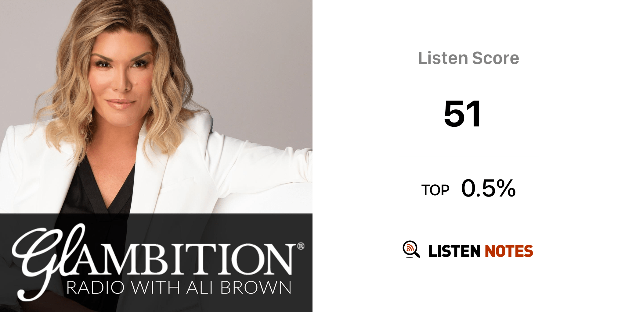 Glambition® Radio with Ali Brown (podcast) Ali Brown Listen Notes
