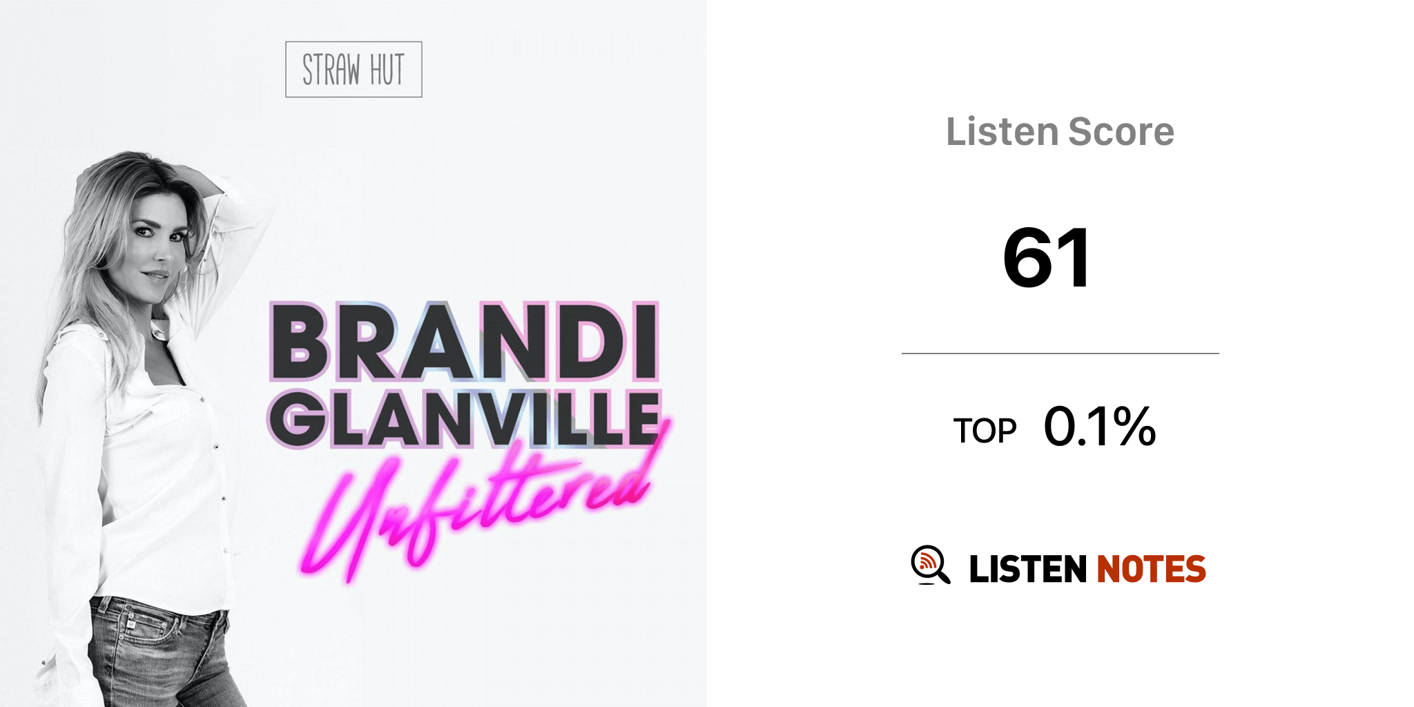 Brandi Glanville Unfiltered (podcast) Straw Hut Media Listen Notes