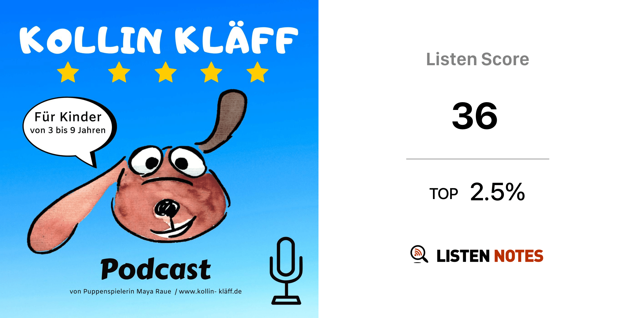 Kollin Kläff für Kinder Hörspiel (podcast) Puppenspielerin Maya