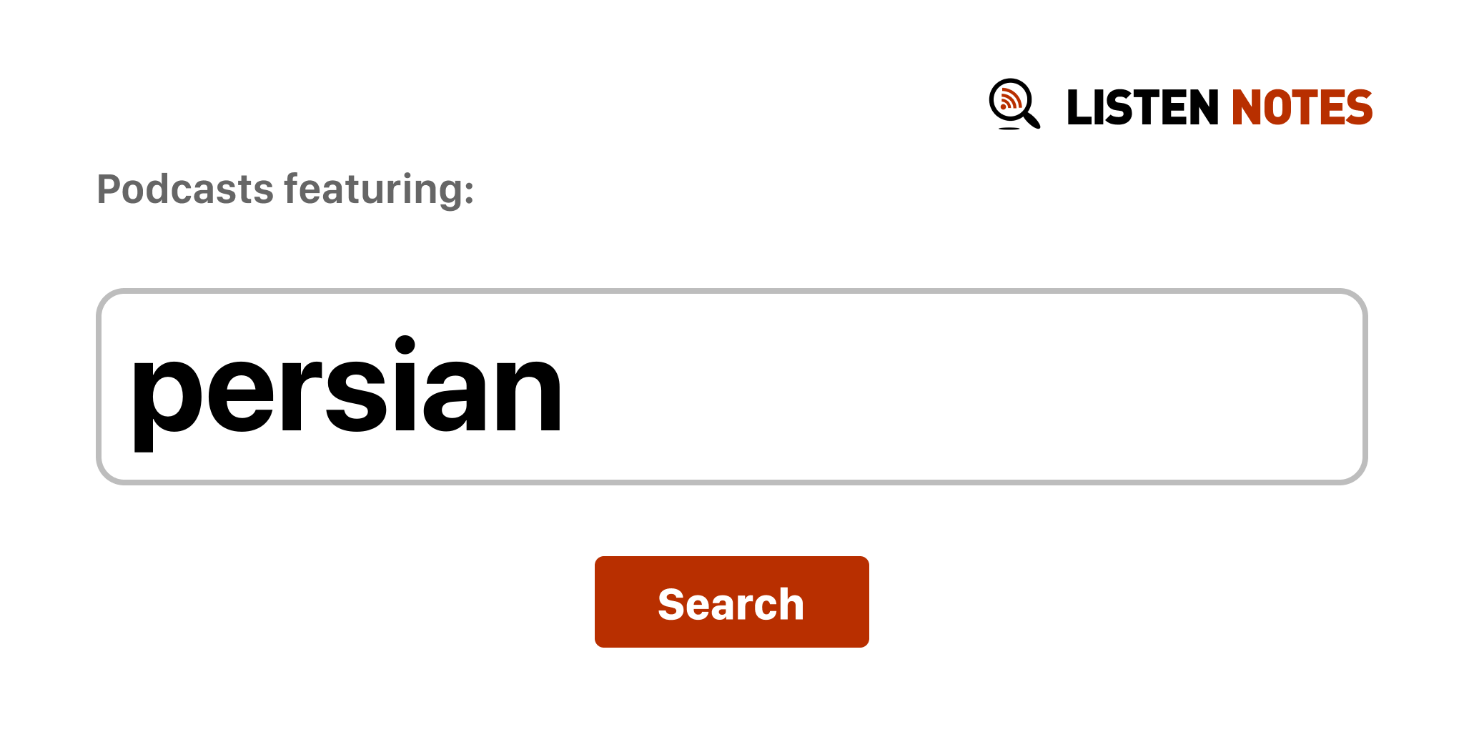 Latest Persian podcasts (2024) Listen Notes