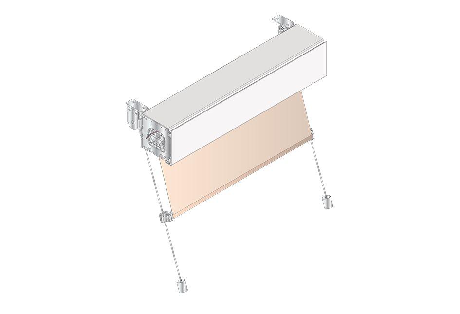 CSSHADEROLLERCABLEGUIDED Cable Guided Option for QMT5 Series Shade