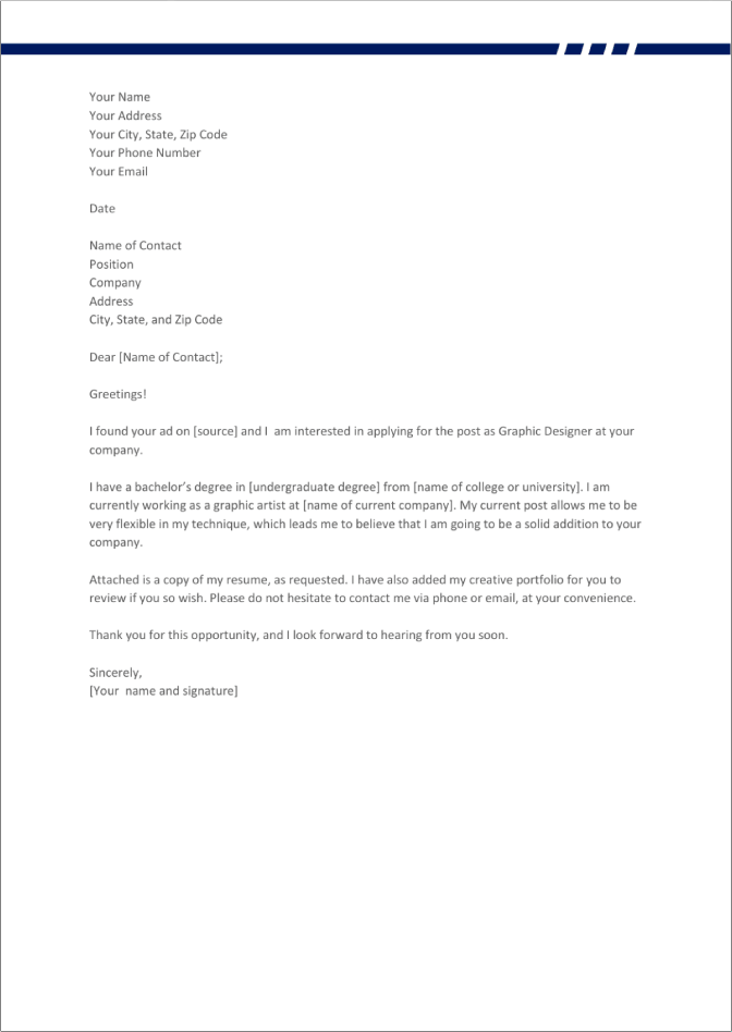 50 Microsoft Word Cover Letter Templates to Download for Free