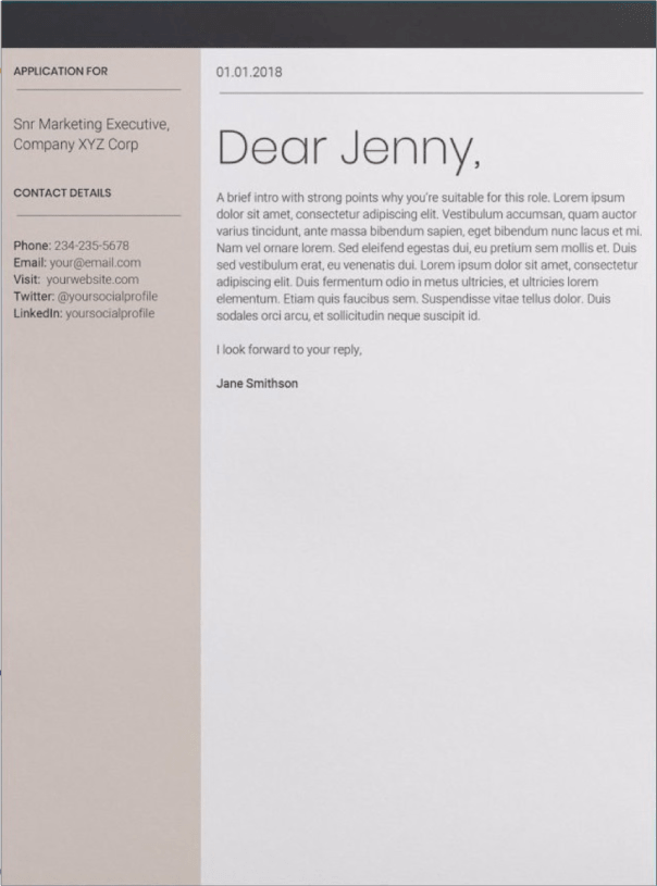 25 Free Cover Letter Templates for Google Docs
