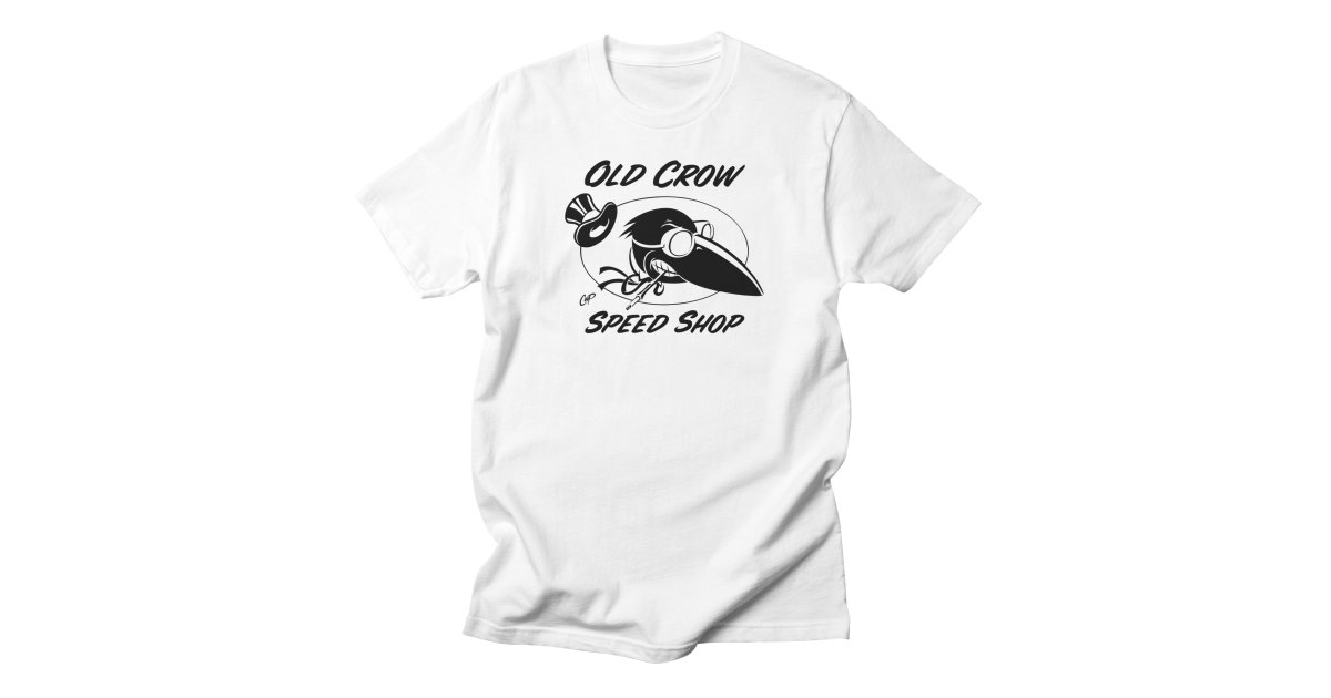 OLD CROW SHOP LOGO Men's TShirt Old Crow Speed Shop