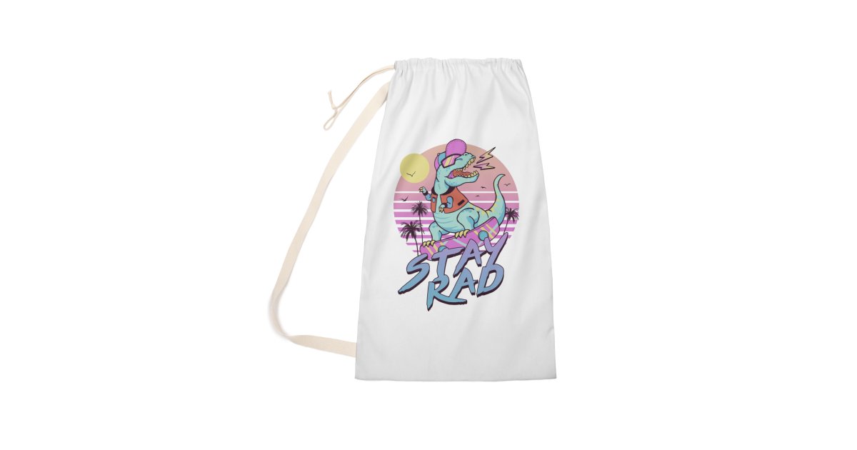 Stay Rad Bag Laundry Bag Vincent Trinidad Art