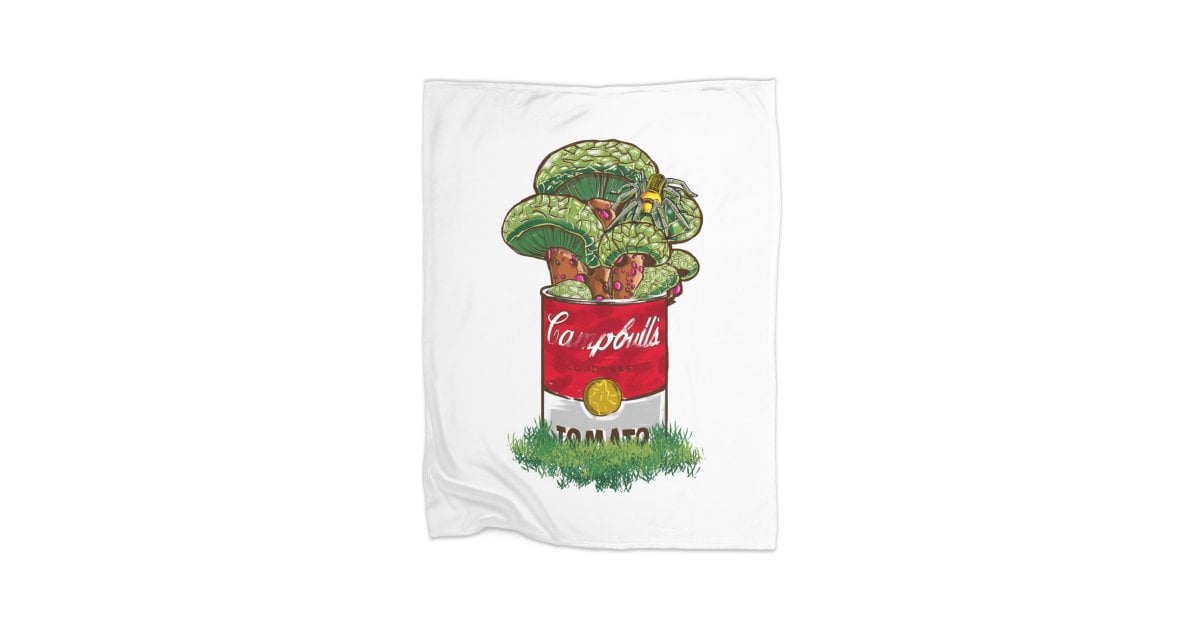 From the can Blanket Fleece Blanket HAPPO WORLD