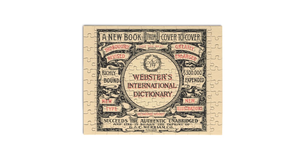 Jigsaw Puzzles Merriamster Dictionary