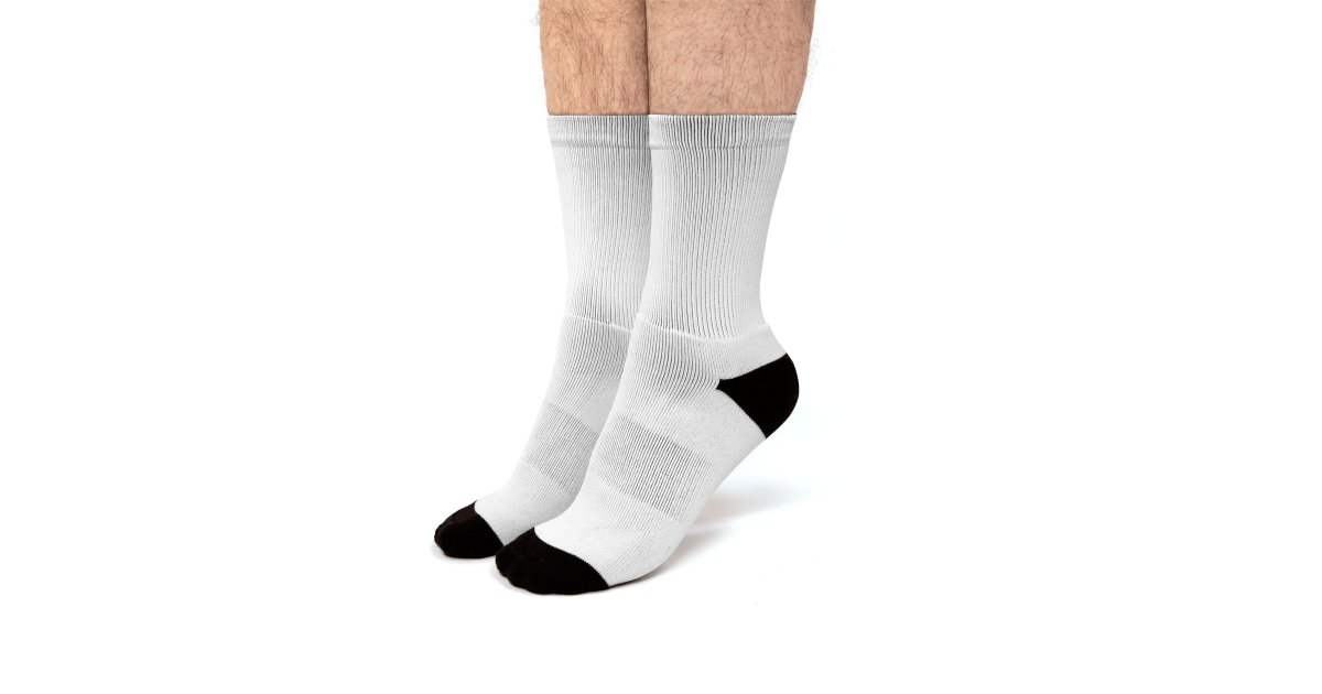 Plain White Men's Socks Crew JessicaAmber's Threadless Shop
