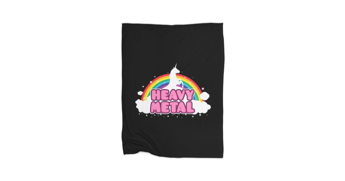 HEAVY METAL! Blanket Fleece Blanket Threadless Artist Shop
