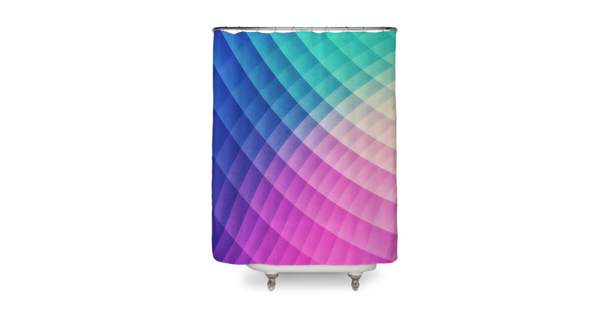 Spectrum Bomb! Shower Curtain Threadless Artist Shop