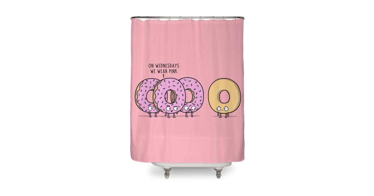Pink Wednesday! Shower Curtain Threadless Artist Shop