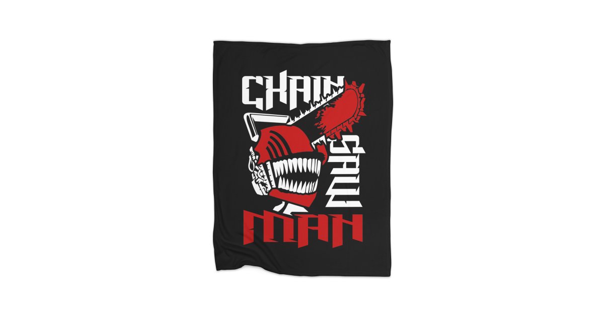 Denji Chainsaw Man Blanket Fleece Blanket TTEES Clothing's Artist Shop