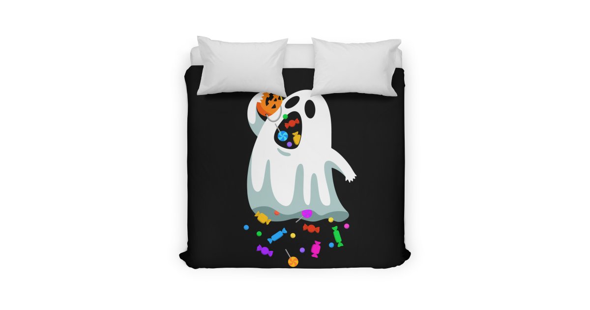 Hungry Ghost Duvet Benjimoji