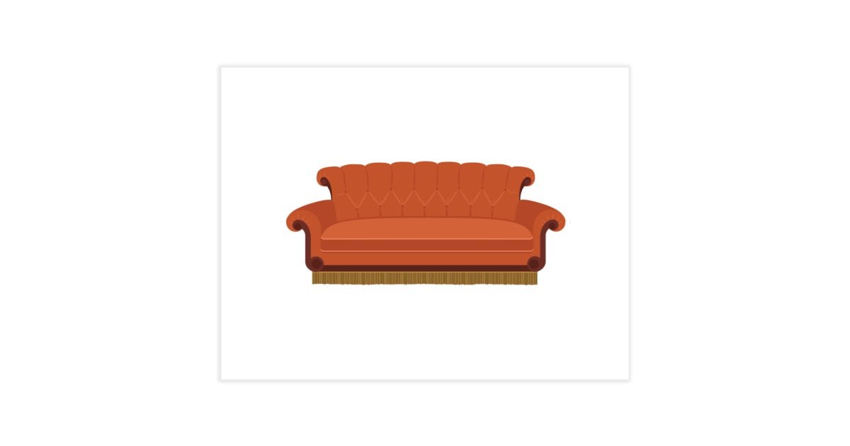 Central Perk Couch Friends TV Show Fine Art Print paglistudio's