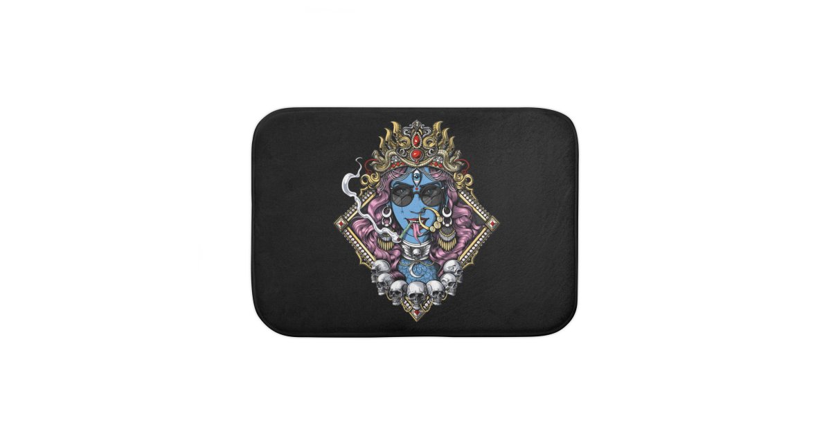 Hinduism Goddess Kali Bath Mat Akasha Shrine
