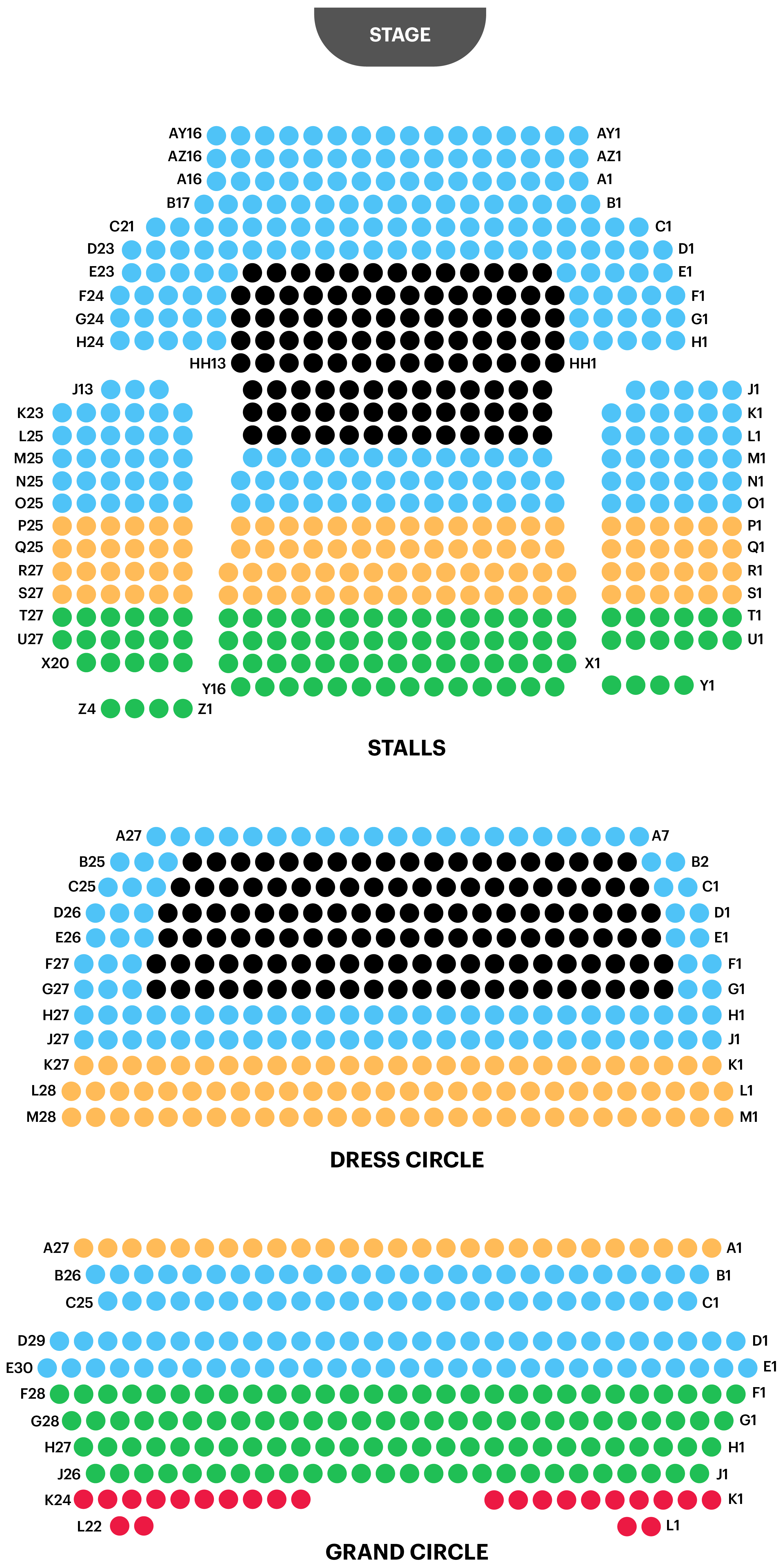 Aldwych Theatre Seating Plan TINA The Tina Turner Musical Tickets