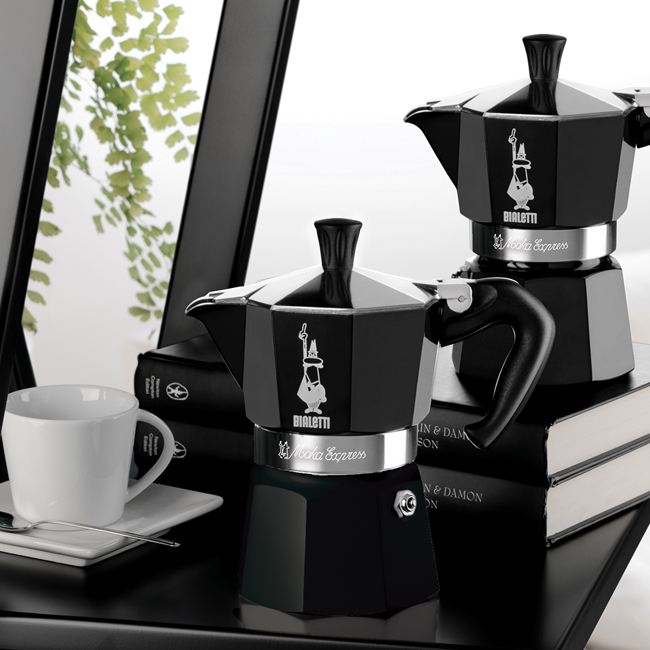BIALETTI Moka Express 6 Tassen schwarz