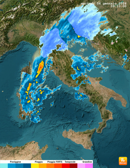 Radar Precipitazioni Ala Meteo