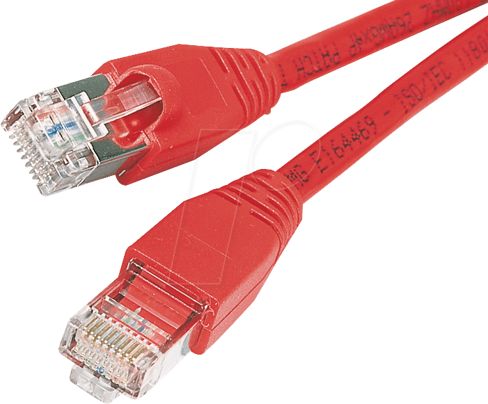 PATCHKABELX 20R CAT5e crossover cable, 20 metre, red at reichelt
