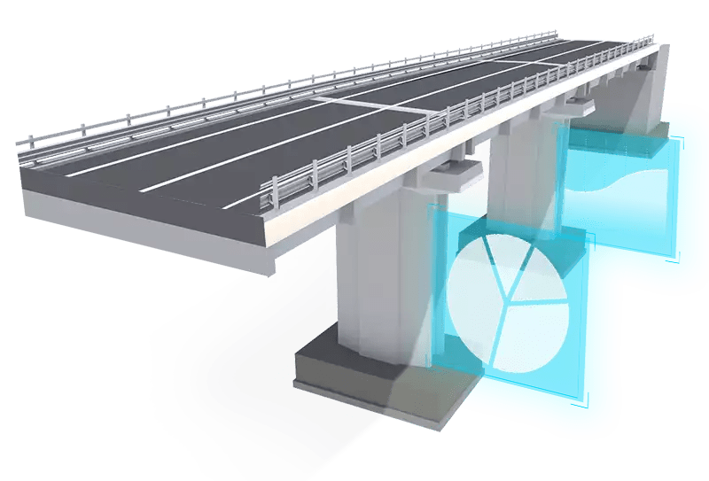 Bridge management software usBIM.bridge ACCA software