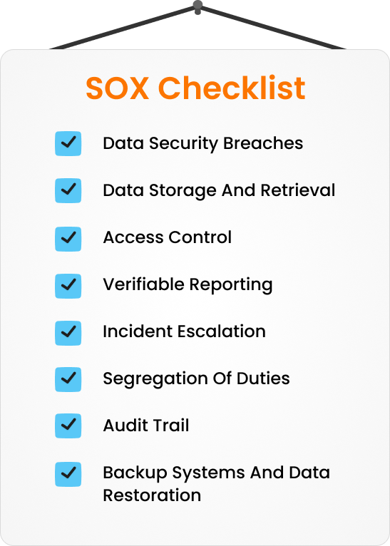 SOX Compliance Guide Checklist & Requirements