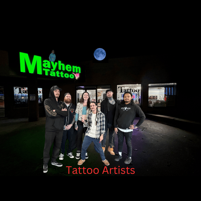 Schedule Appointment with Mayhem Tattoo, Salem NH