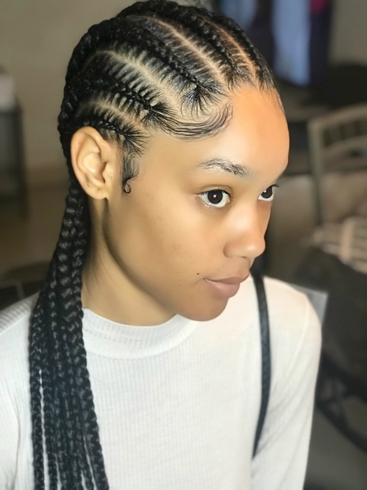 Straight Back Braid Hairstyle hairstyle how to make