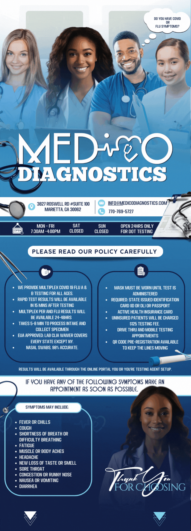 Schedule Appointment with Medico Diagnostics