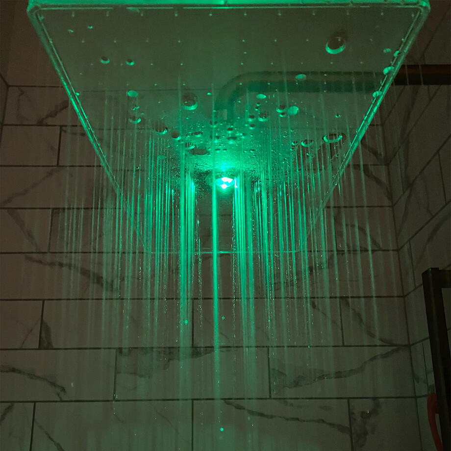 Clear Shower XL HighPressure Rainfall Shower Touch of Modern