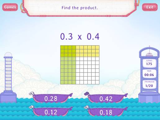 Multiply Decimals - Practice With Fun Math Worksheet