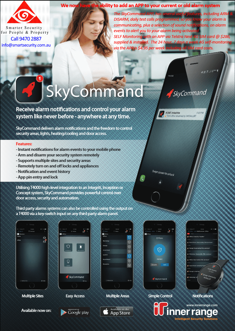 Self Monitored Alarm Systems Perth Smart Security 08 9470 2887