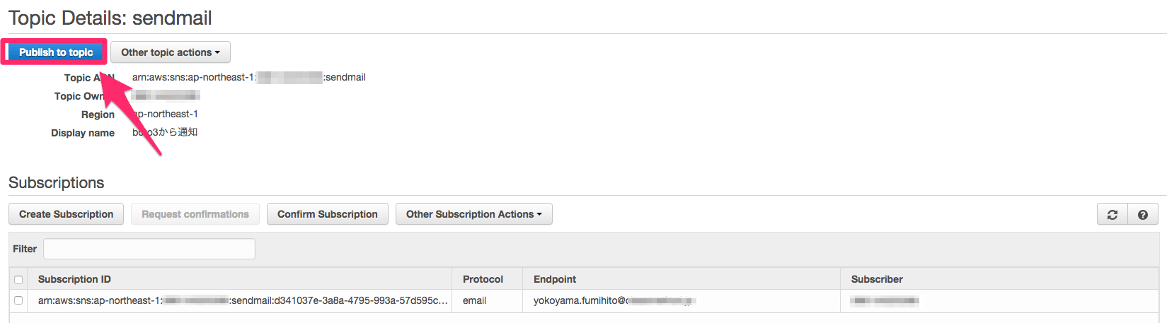 boto3を使ってAmazon SNSへpublishしてみた DevelopersIO
