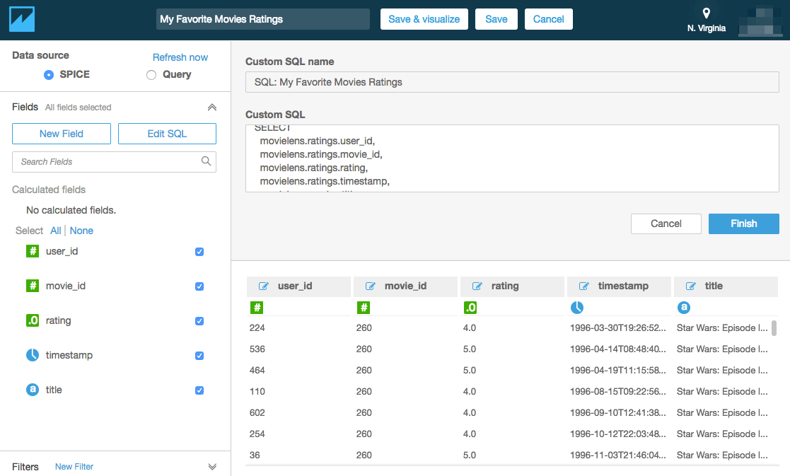 ใใผใฟๆบๅๆฉ่ฝ่ฉณ่งฃ(SQLใฏใจใชใฎๅฉ็จ) quicksight 16 Amazon QuickSight Advent