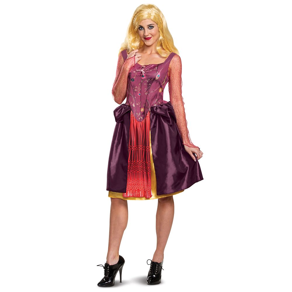 Sarah Sanderson Costume for Adults by Disguise Hocus Pocus now out