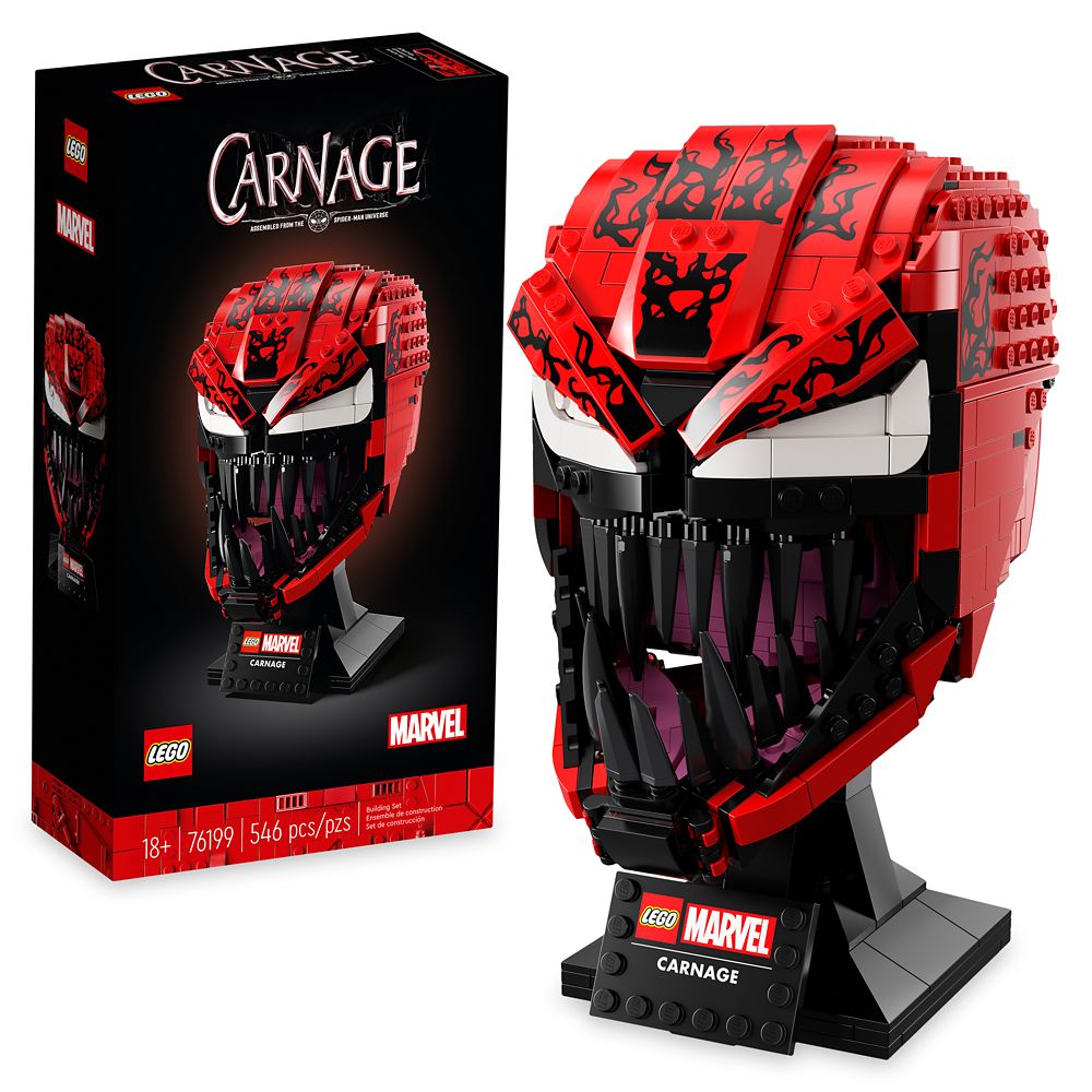 LEGO Marvel Carnage Helmet 76199 SpiderMan shopDisney