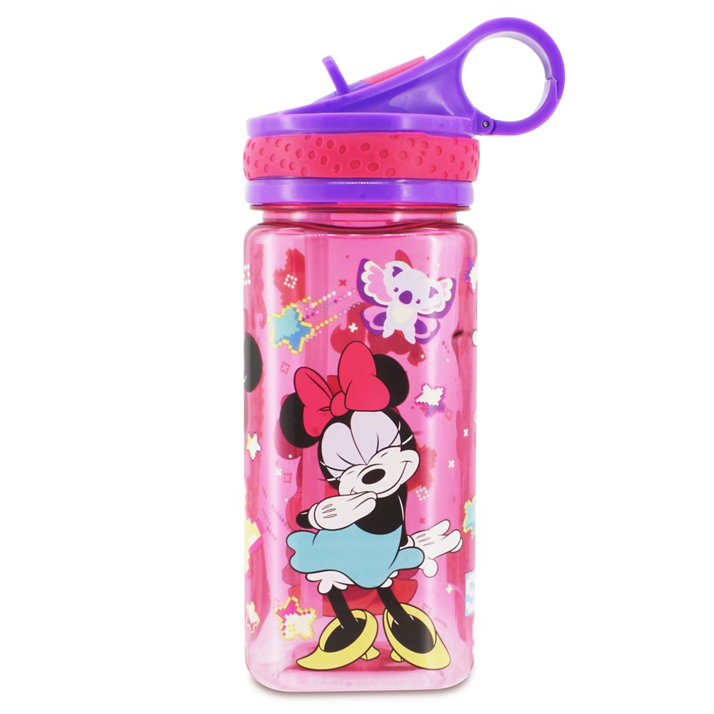 Minnie Mouse Water Bottle with BuiltIn Straw now available for