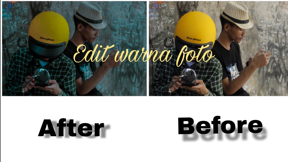 Edit warna foto & edit bacground foto