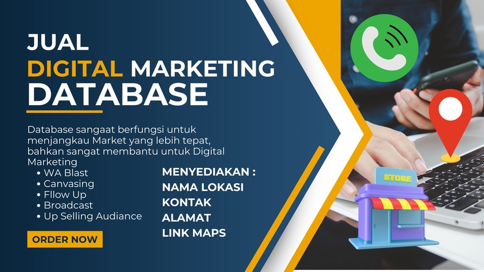 Jual Database sesuai Request untuk kebutuhan Marketing (No. Kontak