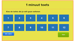 Tafels Oefenen Online Op Tijd - Tempotoets Groep 4 En 5