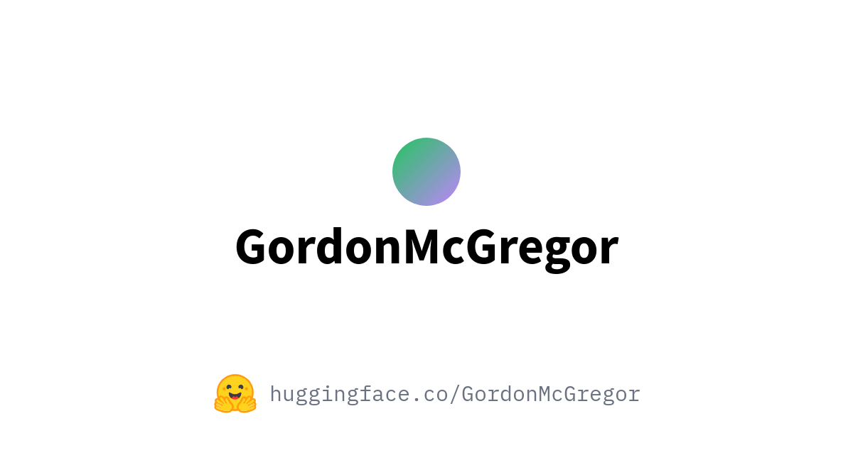 GordonMcGregor (Gordon McGregor)