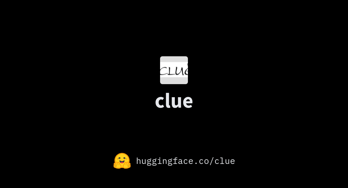clue (CLUE benchmark)