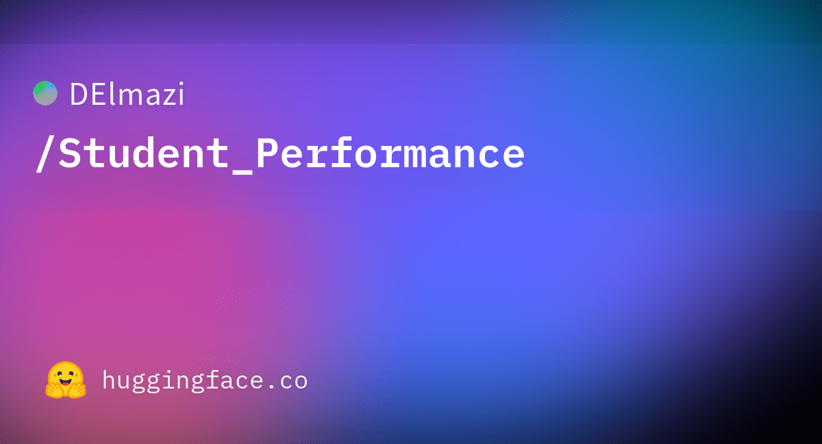 studentmat.csv · DElmazi/Student_Performance at main