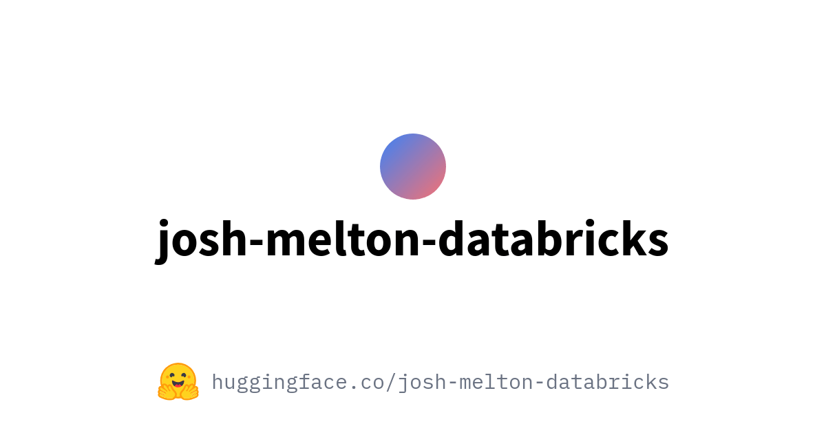 joshmeltondatabricks (Josh Melton)