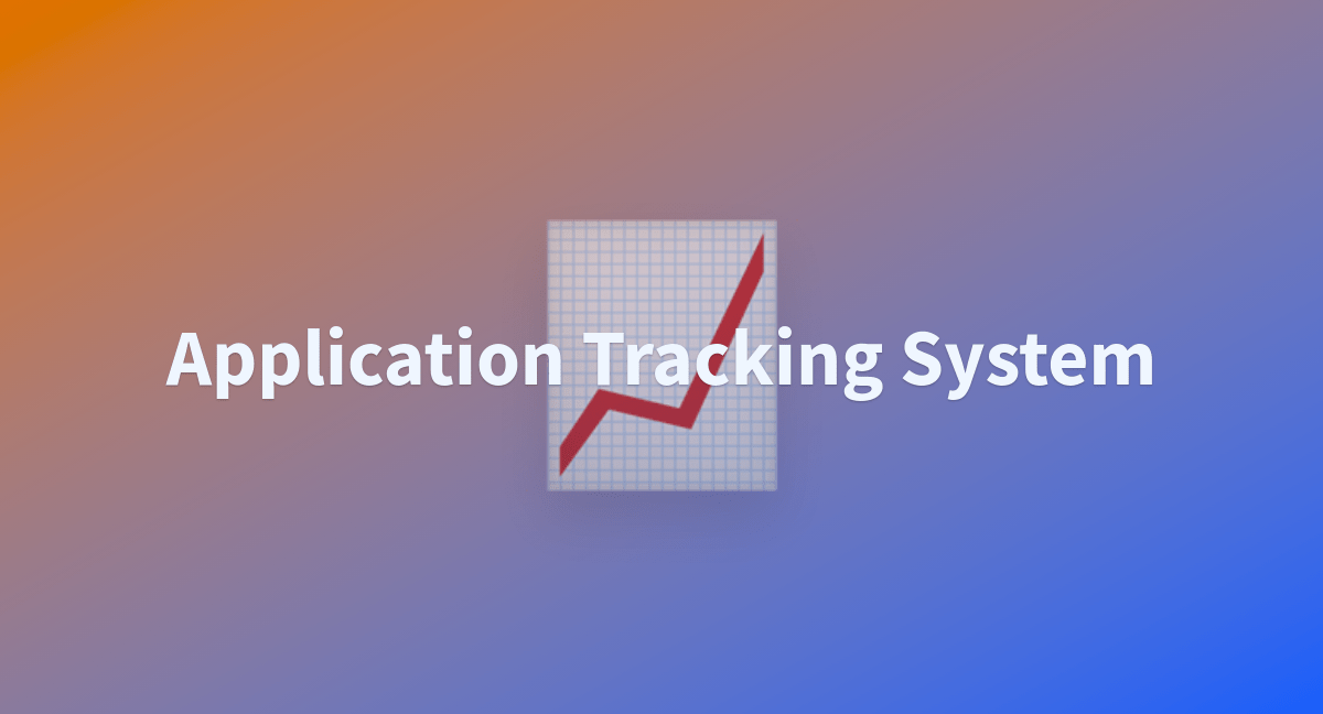 Application Tracking System a Hugging Face Space by Aashi
