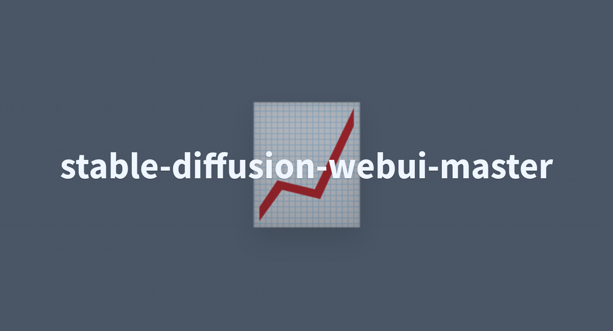 DeepCoreB4/stablediffusionwebuimaster at main