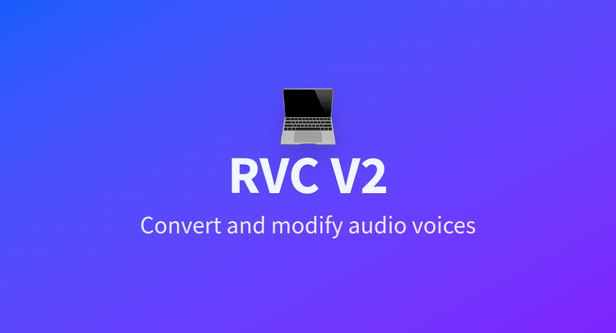 RVC V2 a Hugging Face Space by dthomas84