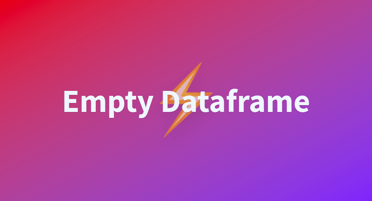 Empty Dataframe a Hugging Face Space by hystsdebug
