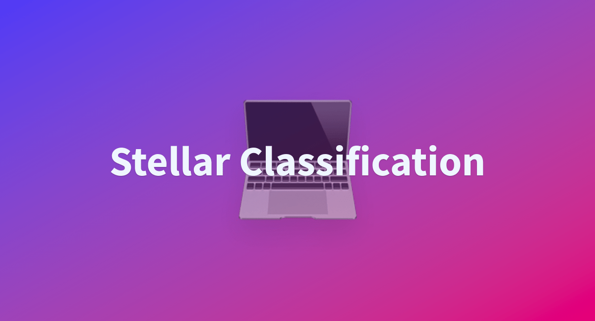 Stellar Classification a Hugging Face Space by mohdsaifuddin